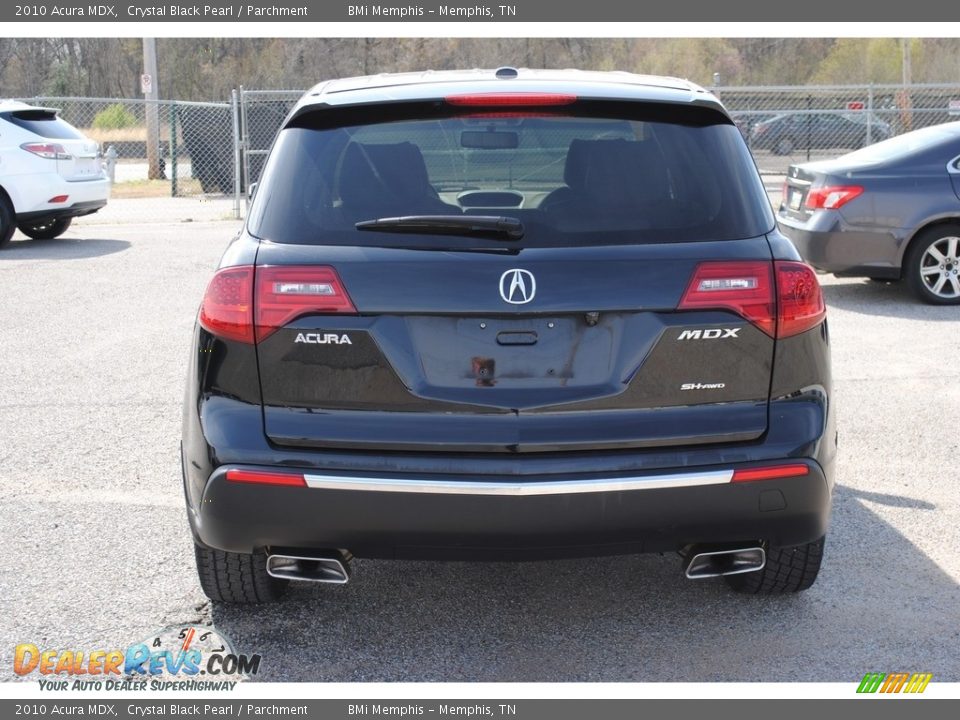 2010 Acura MDX Crystal Black Pearl / Parchment Photo #4