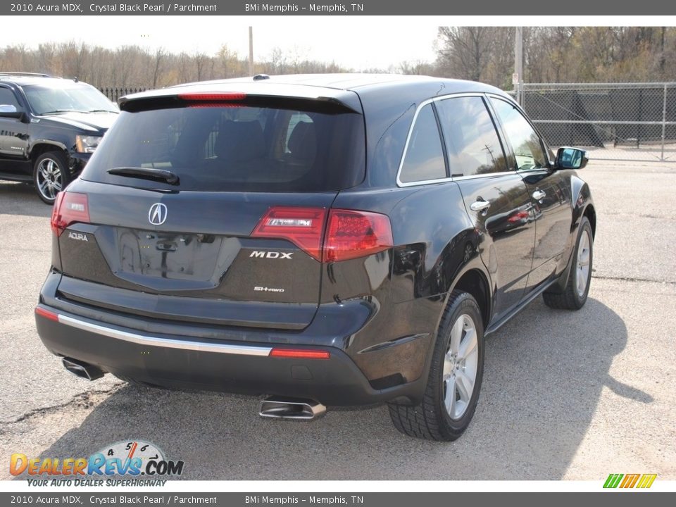 2010 Acura MDX Crystal Black Pearl / Parchment Photo #5