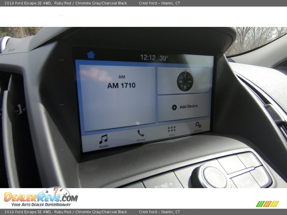 2019 Ford Escape SE 4WD Ruby Red / Chromite Gray/Charcoal Black Photo #15