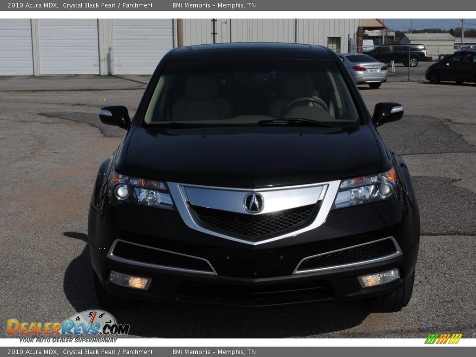 2010 Acura MDX Crystal Black Pearl / Parchment Photo #8