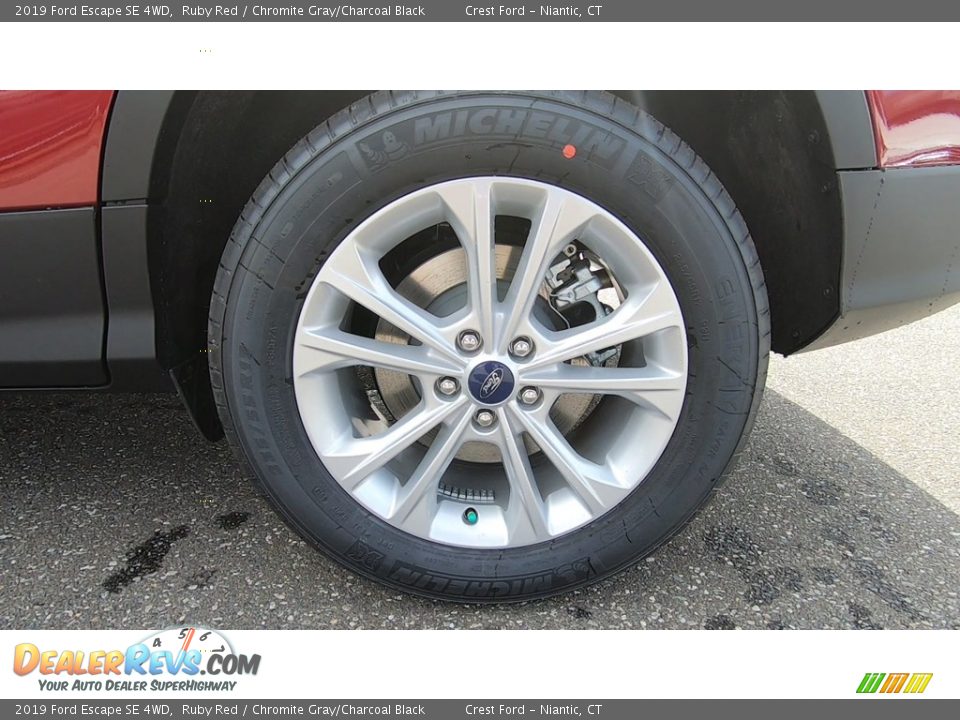2019 Ford Escape SE 4WD Ruby Red / Chromite Gray/Charcoal Black Photo #20