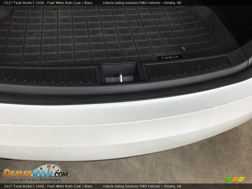 2017 Tesla Model S 100D Pearl White Multi-Coat / Black Photo #20