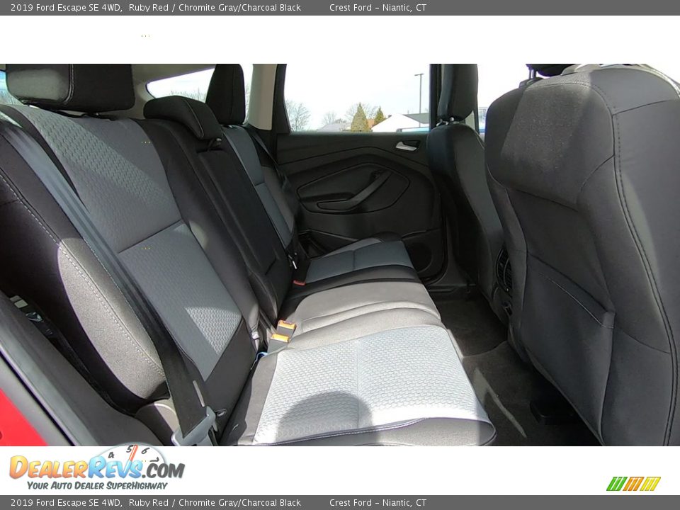 2019 Ford Escape SE 4WD Ruby Red / Chromite Gray/Charcoal Black Photo #23