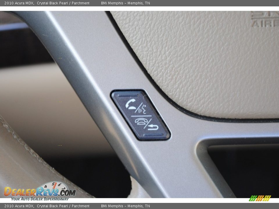 2010 Acura MDX Crystal Black Pearl / Parchment Photo #15
