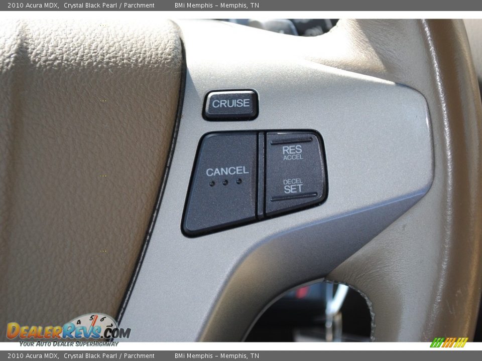 2010 Acura MDX Crystal Black Pearl / Parchment Photo #16