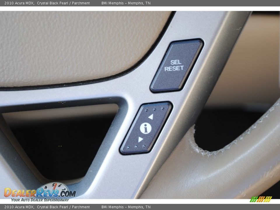 2010 Acura MDX Crystal Black Pearl / Parchment Photo #17