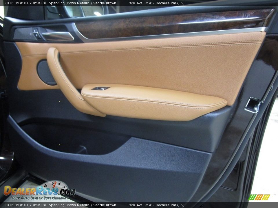 2016 BMW X3 xDrive28i Sparkling Brown Metallic / Saddle Brown Photo #12