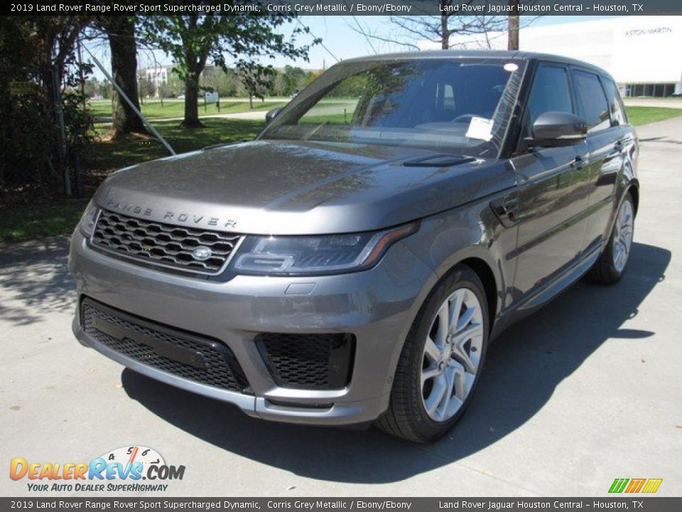 2019 Land Rover Range Rover Sport Supercharged Dynamic Corris Grey Metallic / Ebony/Ebony Photo #10