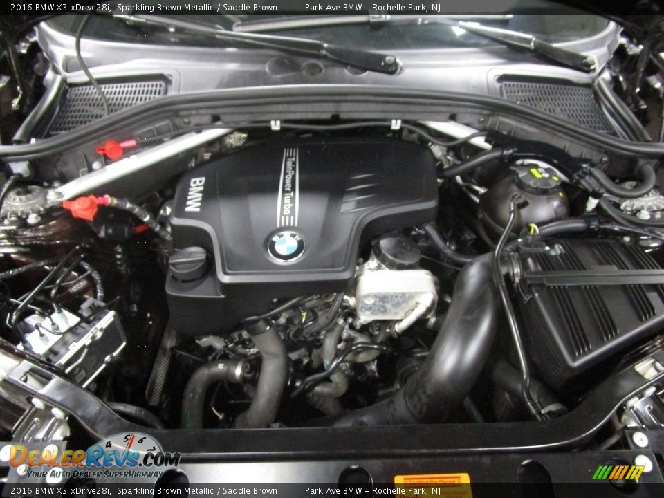 2016 BMW X3 xDrive28i Sparkling Brown Metallic / Saddle Brown Photo #27