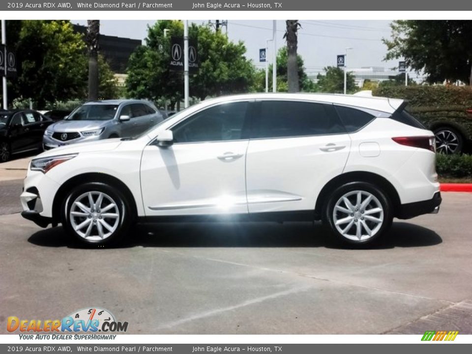 White Diamond Pearl 2019 Acura RDX AWD Photo #4