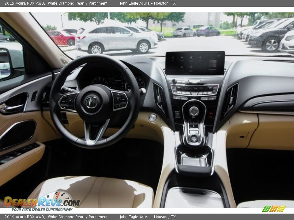 2019 Acura RDX AWD White Diamond Pearl / Parchment Photo #26