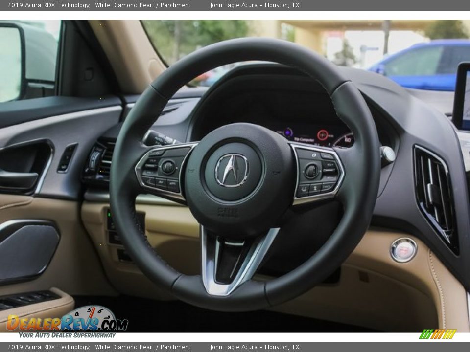 2019 Acura RDX Technology White Diamond Pearl / Parchment Photo #27