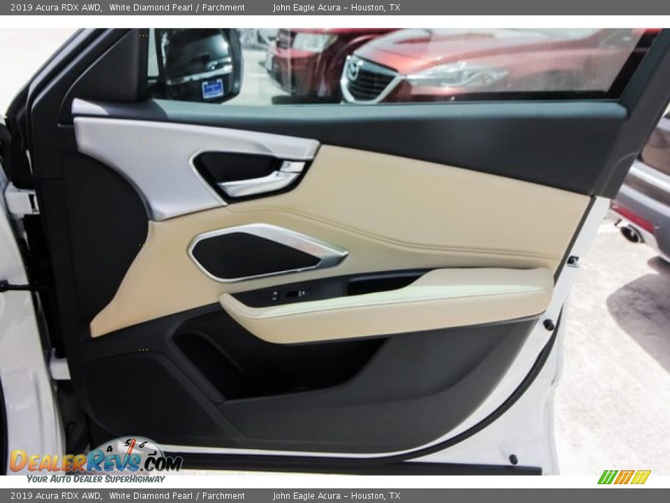 2019 Acura RDX AWD White Diamond Pearl / Parchment Photo #23