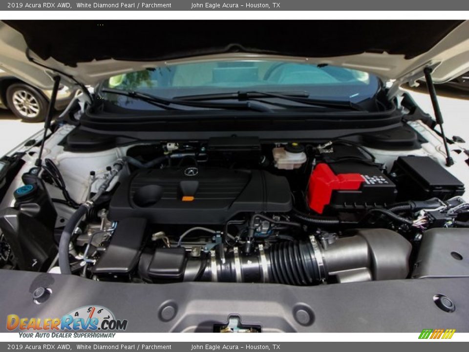 2019 Acura RDX AWD White Diamond Pearl / Parchment Photo #25
