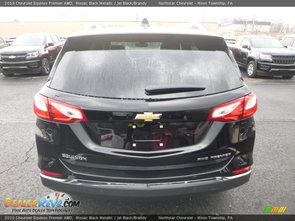 2019 Chevrolet Equinox Premier AWD Mosaic Black Metallic / Jet Black/Brandy Photo #5