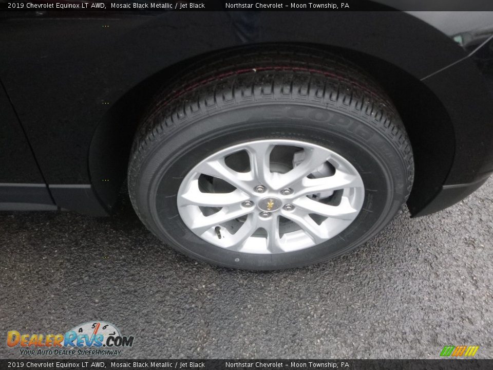 2019 Chevrolet Equinox LT AWD Mosaic Black Metallic / Jet Black Photo #9