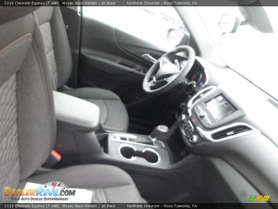 2019 Chevrolet Equinox LT AWD Mosaic Black Metallic / Jet Black Photo #10