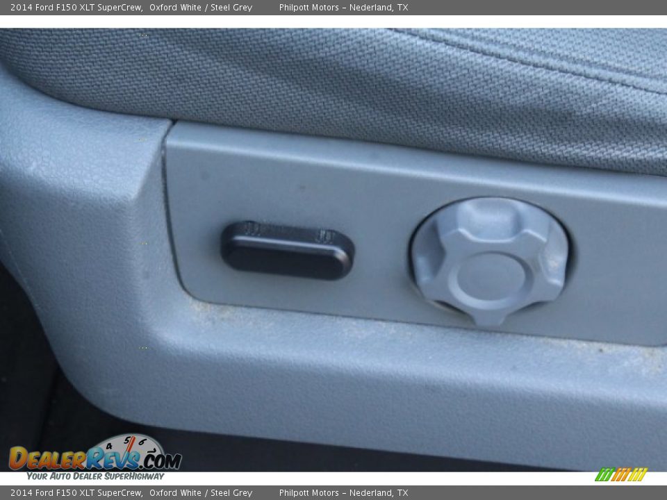 2014 Ford F150 XLT SuperCrew Oxford White / Steel Grey Photo #11