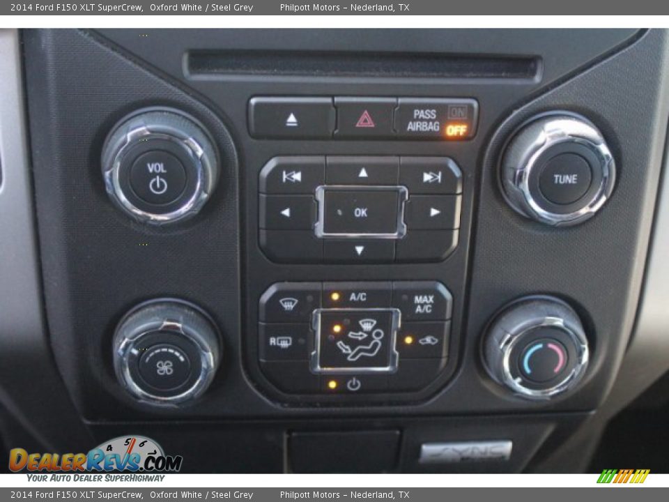 2014 Ford F150 XLT SuperCrew Oxford White / Steel Grey Photo #13