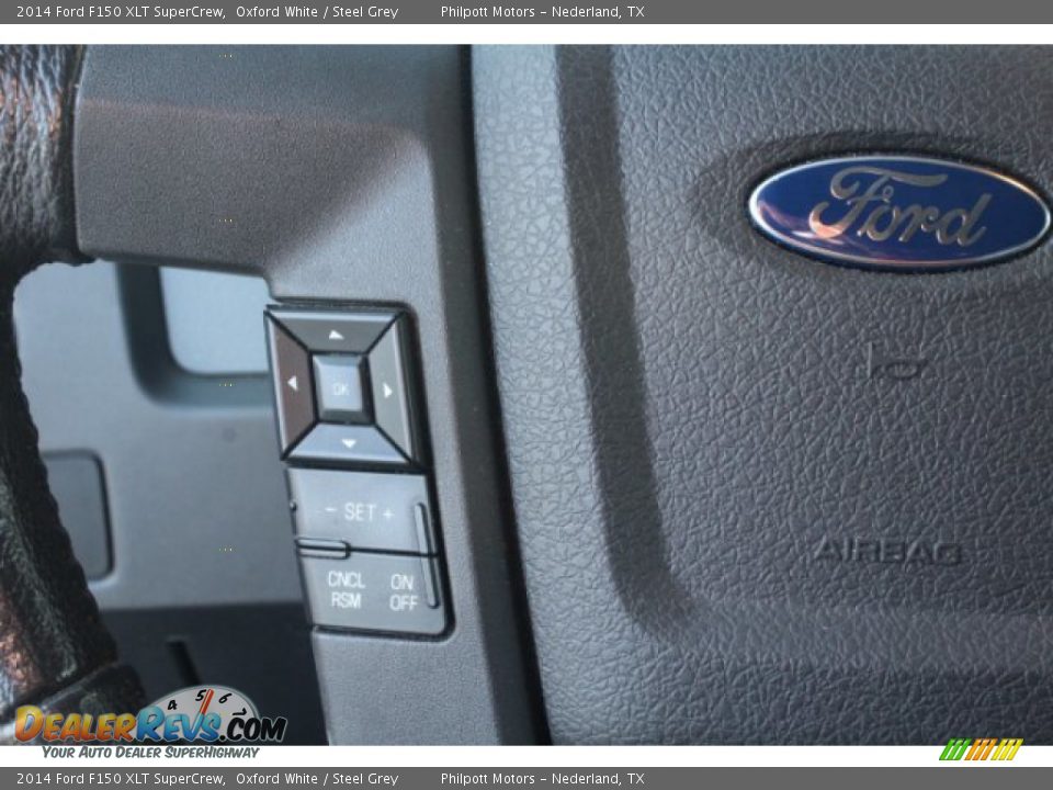 2014 Ford F150 XLT SuperCrew Oxford White / Steel Grey Photo #14