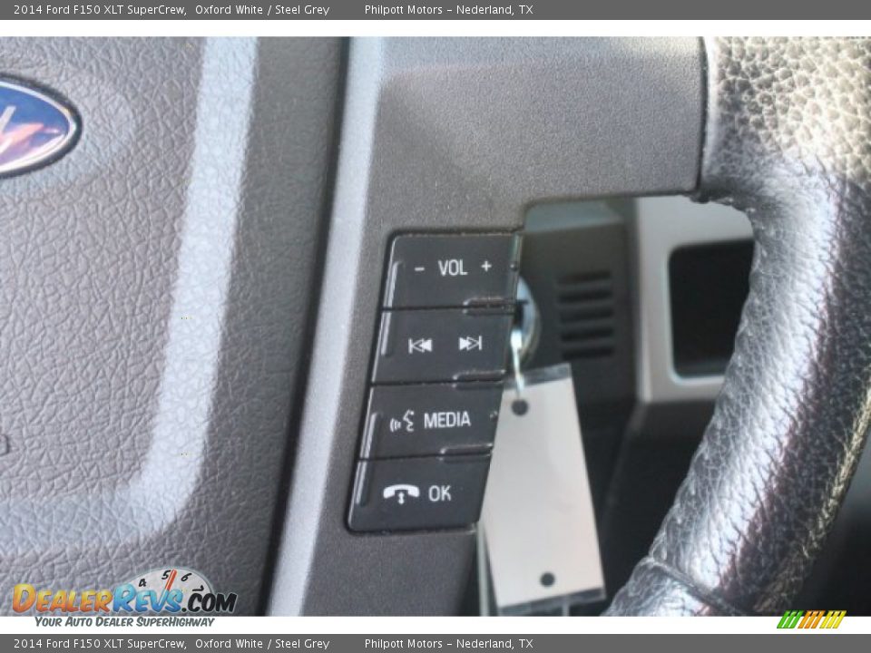 2014 Ford F150 XLT SuperCrew Oxford White / Steel Grey Photo #15