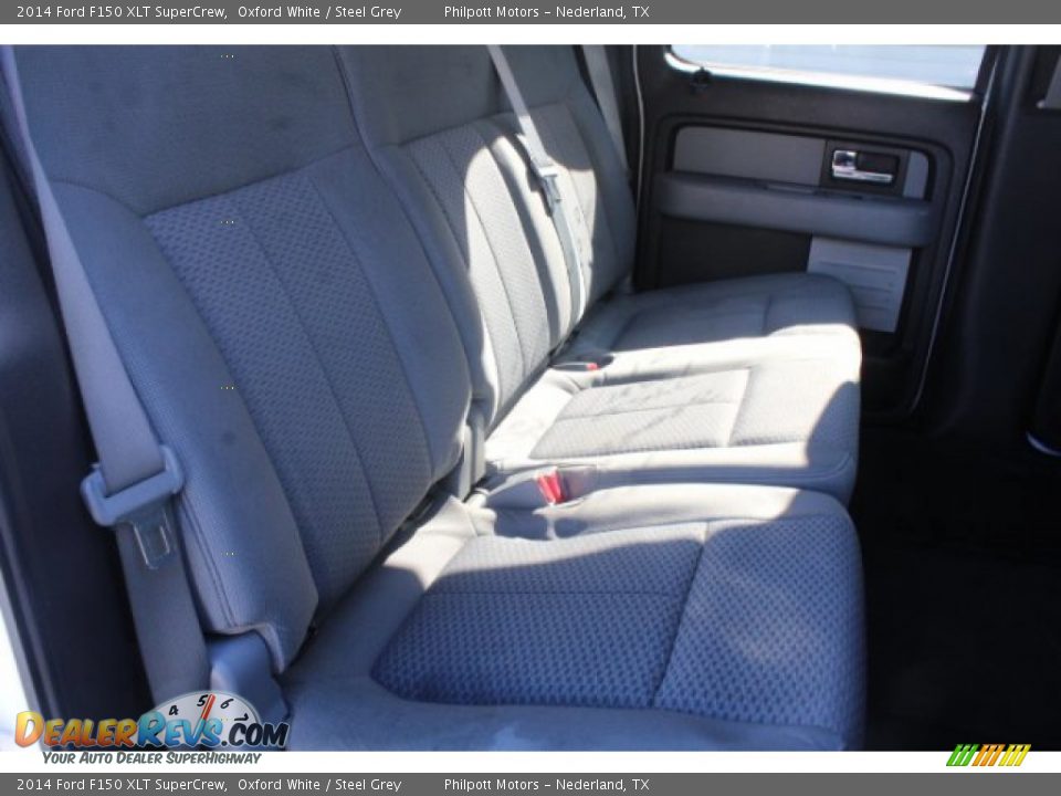 2014 Ford F150 XLT SuperCrew Oxford White / Steel Grey Photo #22