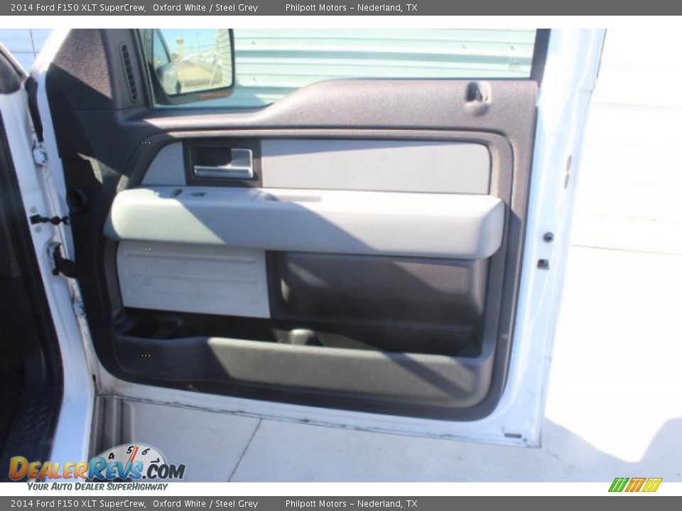 2014 Ford F150 XLT SuperCrew Oxford White / Steel Grey Photo #23