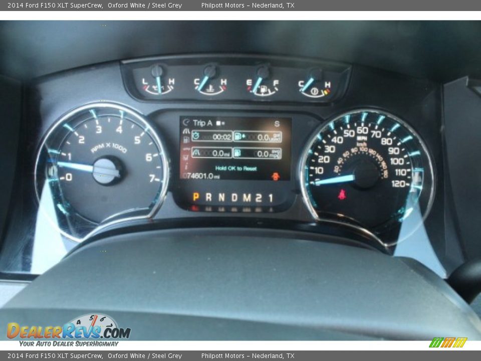 2014 Ford F150 XLT SuperCrew Oxford White / Steel Grey Photo #25