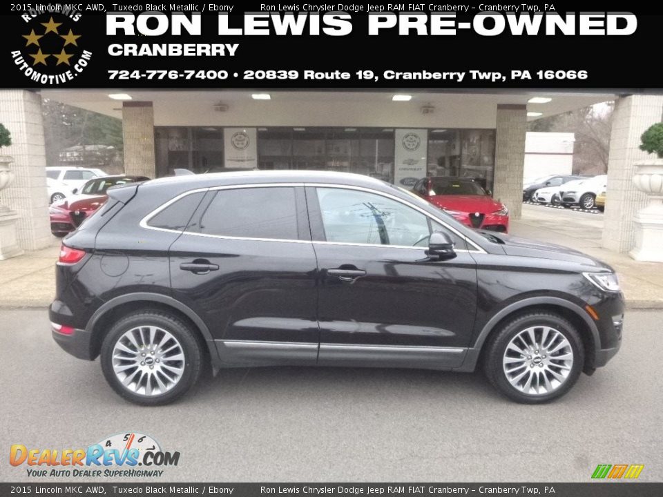 2015 Lincoln MKC AWD Tuxedo Black Metallic / Ebony Photo #1