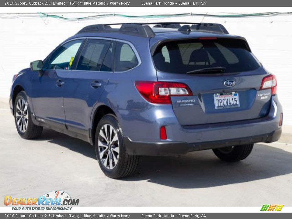 2016 Subaru Outback 2.5i Limited Twilight Blue Metallic / Warm Ivory Photo #2