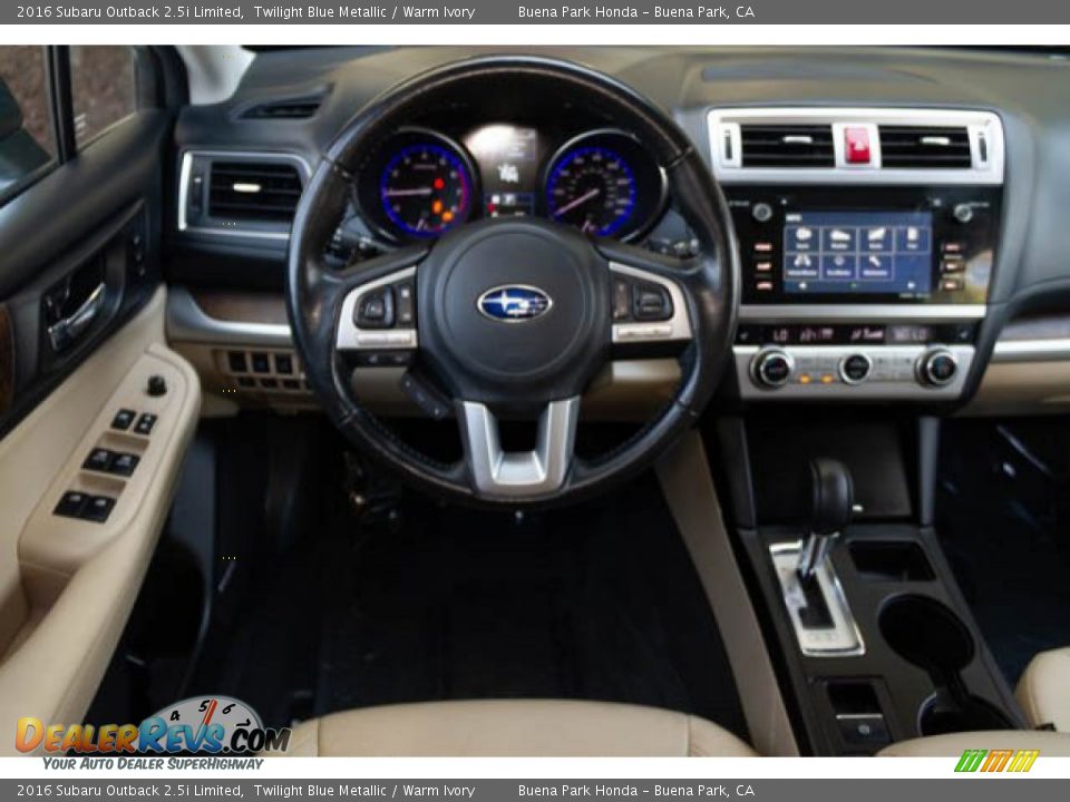 2016 Subaru Outback 2.5i Limited Twilight Blue Metallic / Warm Ivory Photo #5