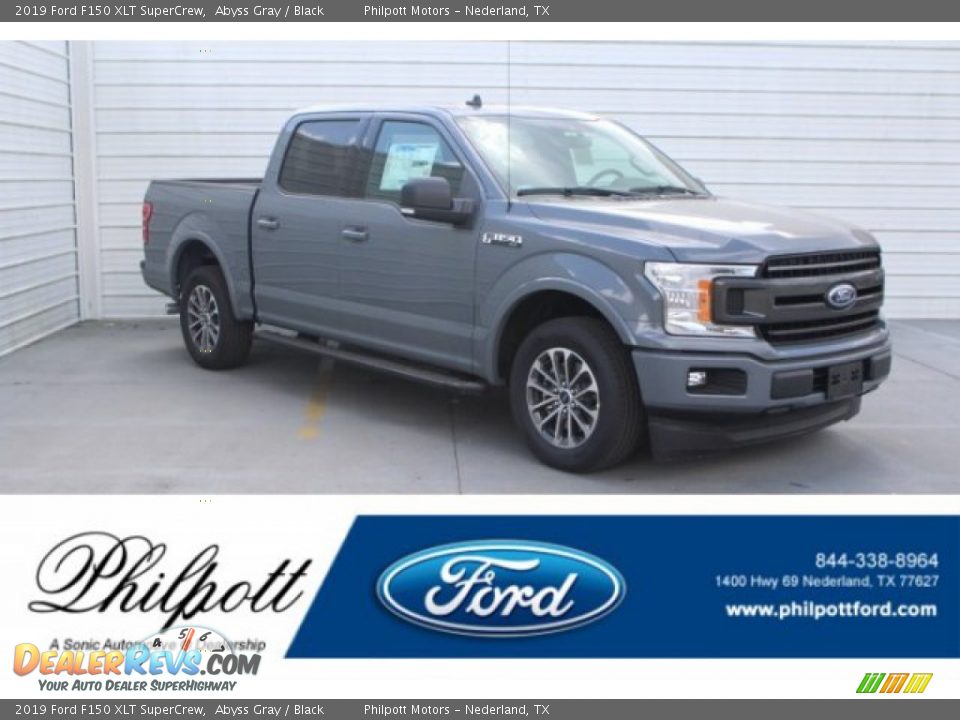 2019 Ford F150 XLT SuperCrew Abyss Gray / Black Photo #1