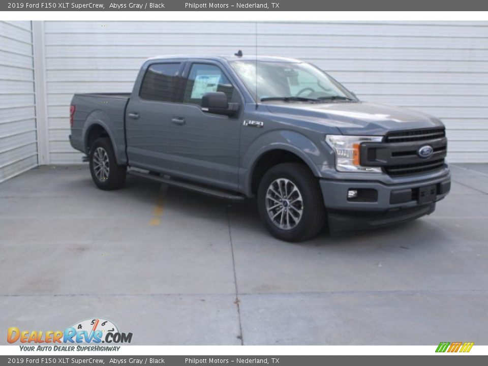 2019 Ford F150 XLT SuperCrew Abyss Gray / Black Photo #2