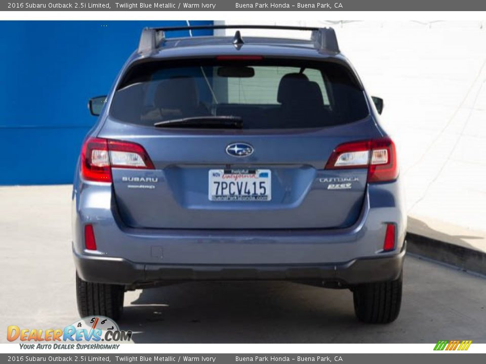 2016 Subaru Outback 2.5i Limited Twilight Blue Metallic / Warm Ivory Photo #9