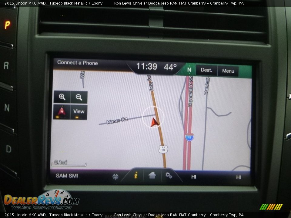 2015 Lincoln MKC AWD Tuxedo Black Metallic / Ebony Photo #20