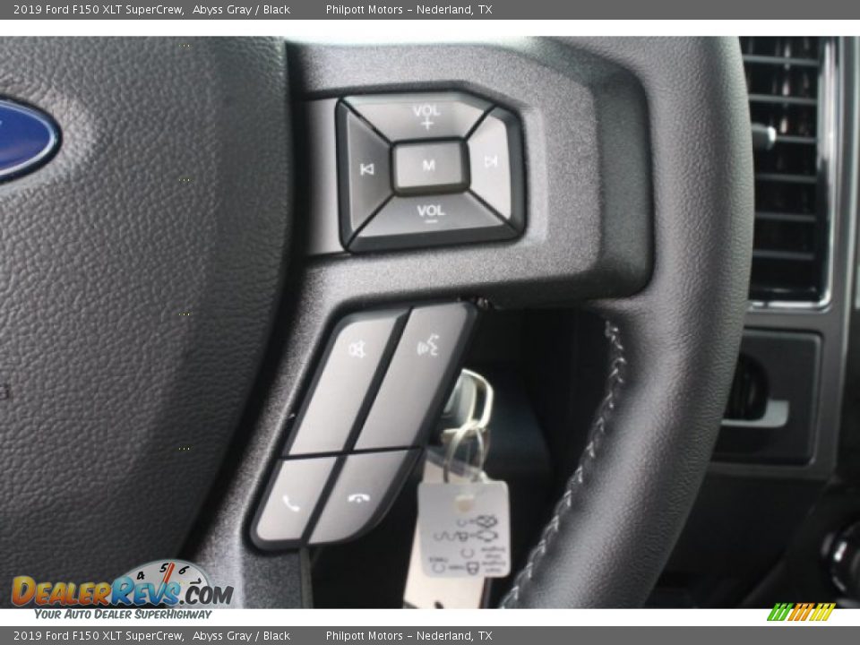 2019 Ford F150 XLT SuperCrew Abyss Gray / Black Photo #16