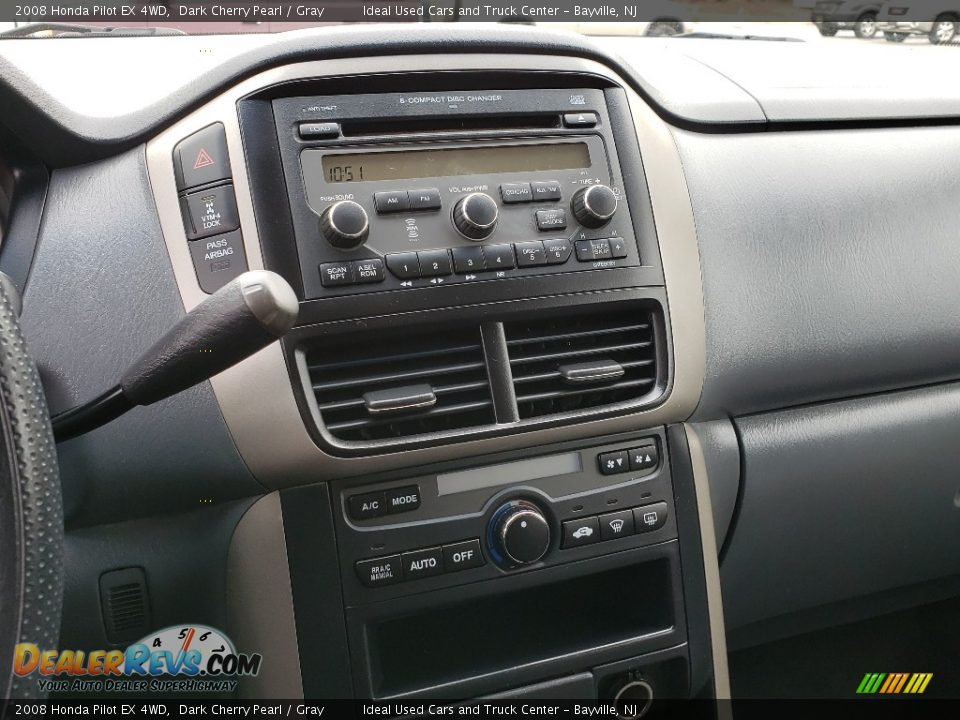 2008 Honda Pilot EX 4WD Dark Cherry Pearl / Gray Photo #19