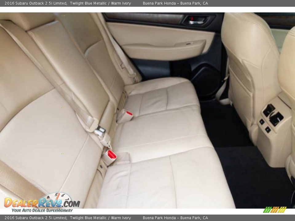 2016 Subaru Outback 2.5i Limited Twilight Blue Metallic / Warm Ivory Photo #19
