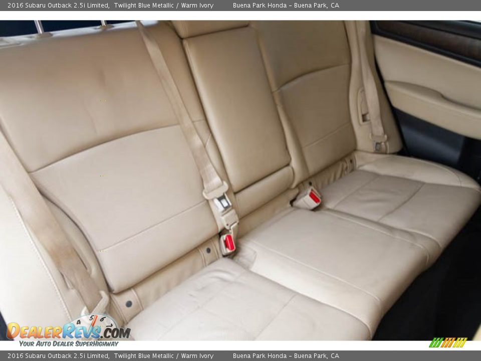 2016 Subaru Outback 2.5i Limited Twilight Blue Metallic / Warm Ivory Photo #20