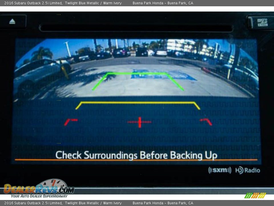2016 Subaru Outback 2.5i Limited Twilight Blue Metallic / Warm Ivory Photo #24
