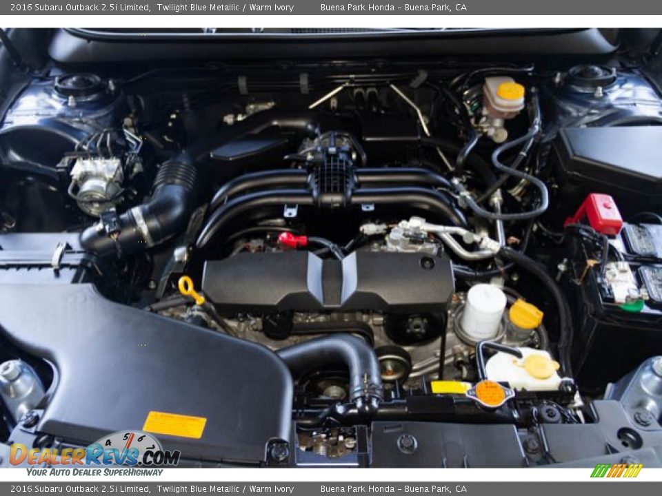 2016 Subaru Outback 2.5i Limited Twilight Blue Metallic / Warm Ivory Photo #32