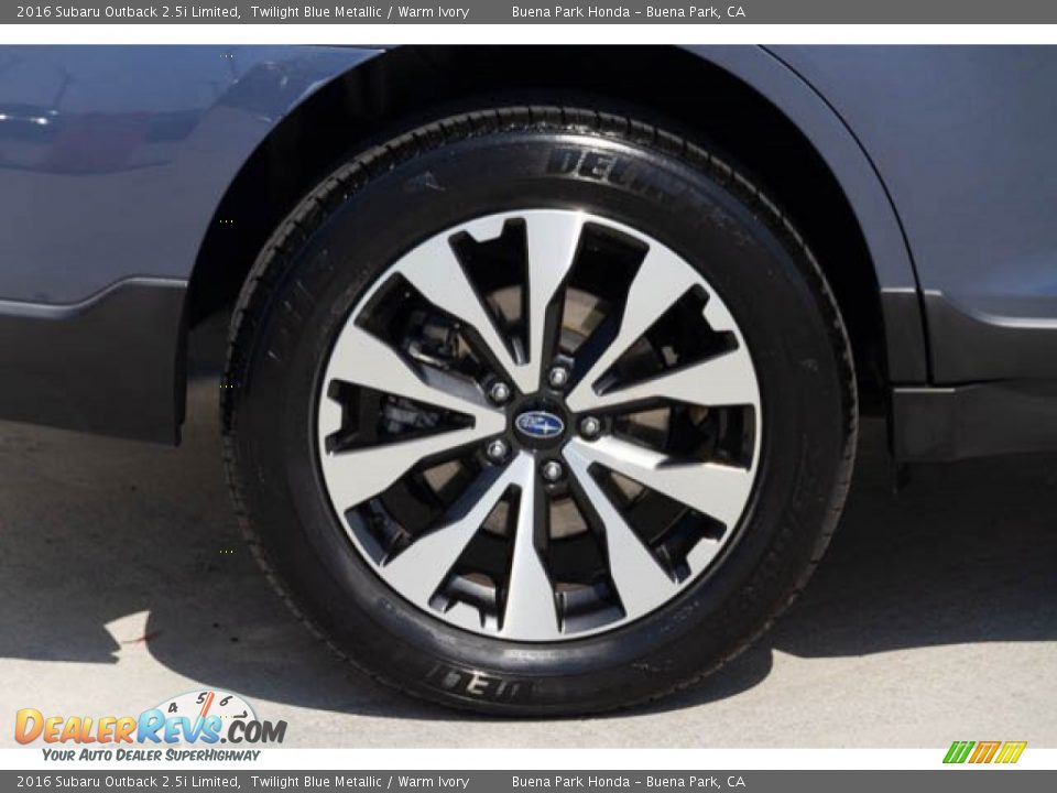 2016 Subaru Outback 2.5i Limited Twilight Blue Metallic / Warm Ivory Photo #33