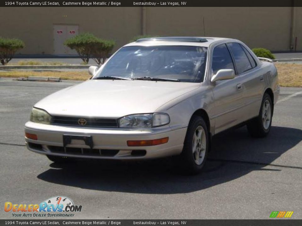 1994 Toyota Camry LE Sedan Cashmere Beige Metallic / Beige Photo #1