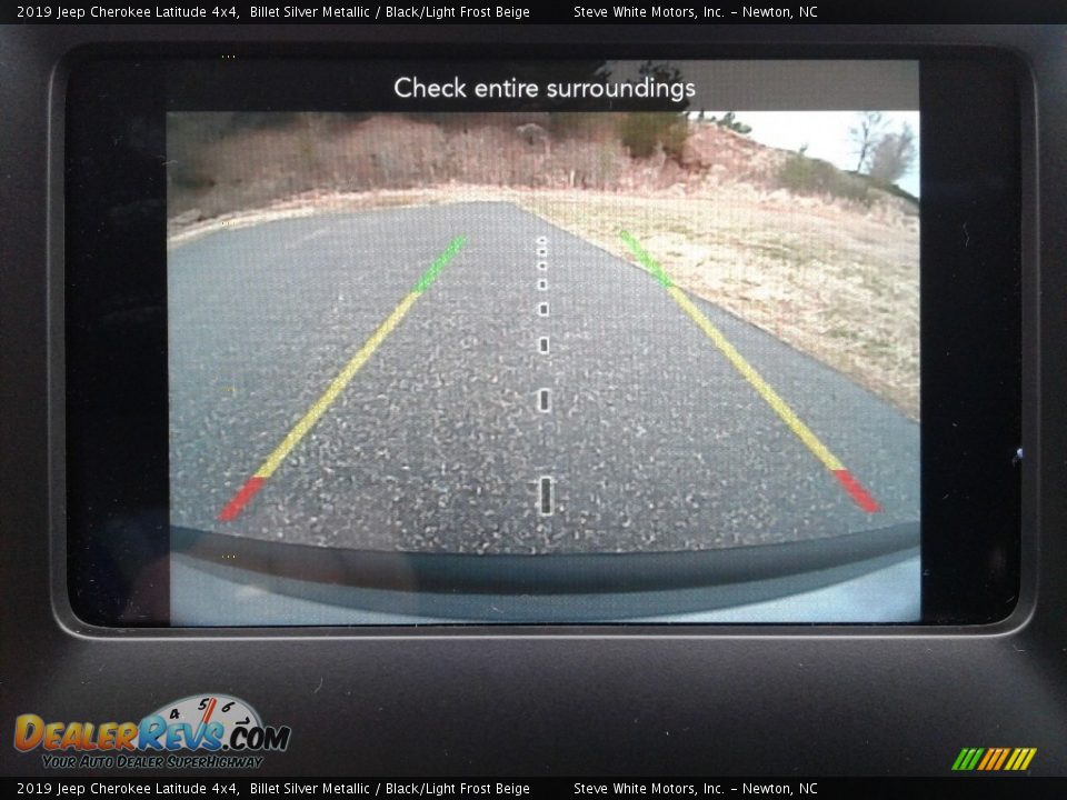 2019 Jeep Cherokee Latitude 4x4 Billet Silver Metallic / Black/Light Frost Beige Photo #21