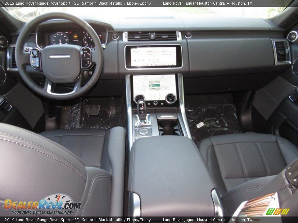 2019 Land Rover Range Rover Sport HSE Santorini Black Metallic / Ebony/Ebony Photo #4