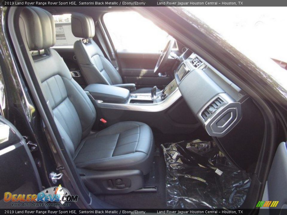 2019 Land Rover Range Rover Sport HSE Santorini Black Metallic / Ebony/Ebony Photo #5