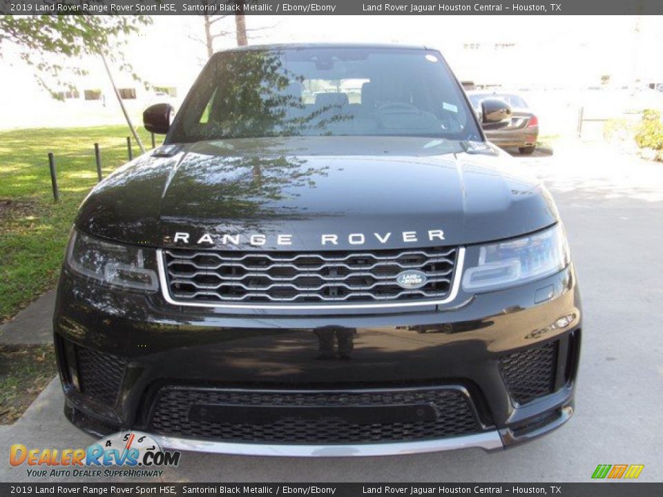 2019 Land Rover Range Rover Sport HSE Santorini Black Metallic / Ebony/Ebony Photo #9