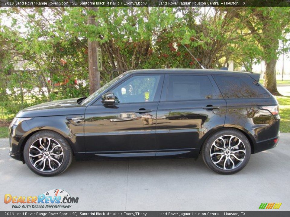 2019 Land Rover Range Rover Sport HSE Santorini Black Metallic / Ebony/Ebony Photo #11