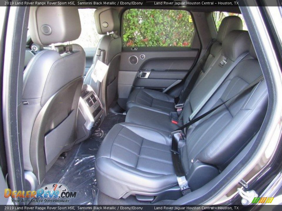 2019 Land Rover Range Rover Sport HSE Santorini Black Metallic / Ebony/Ebony Photo #13
