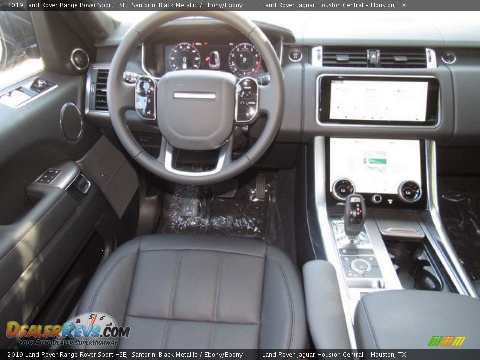 2019 Land Rover Range Rover Sport HSE Santorini Black Metallic / Ebony/Ebony Photo #14